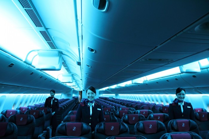 JALスカイネクスト,LED機内照明