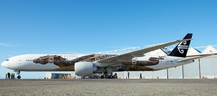 ニュージーランド航空,特別塗装機,ホビット