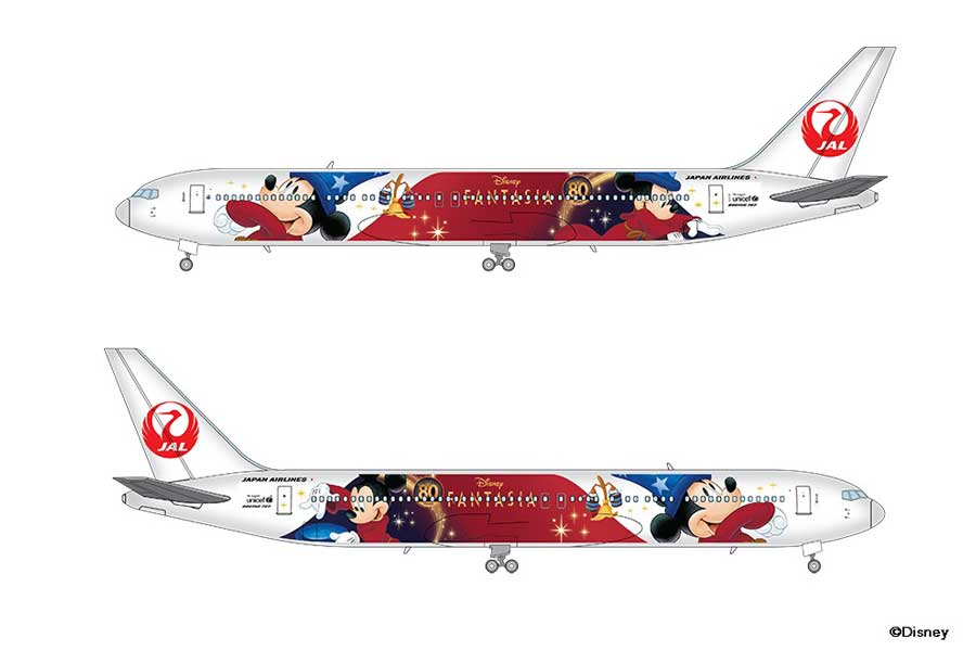 JAL、特別塗装機「JAL DREAM EXPRESS FANTASIA 80」を就航 就航初日に ...