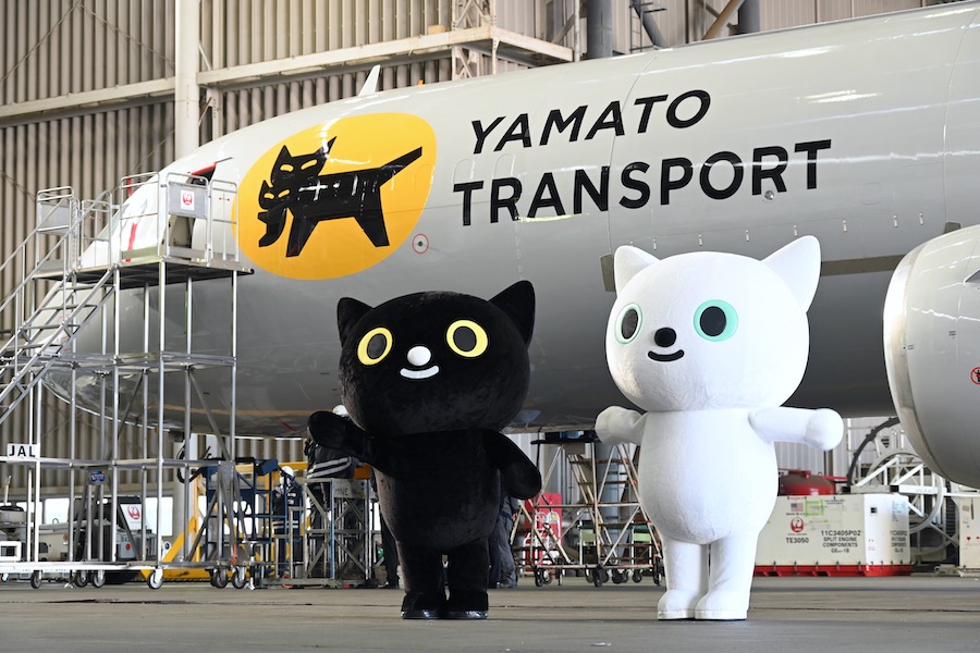 Black Cat Cargo Plane Makes Debut on April 11 Next Year, as JAL and Yamato Collaborate