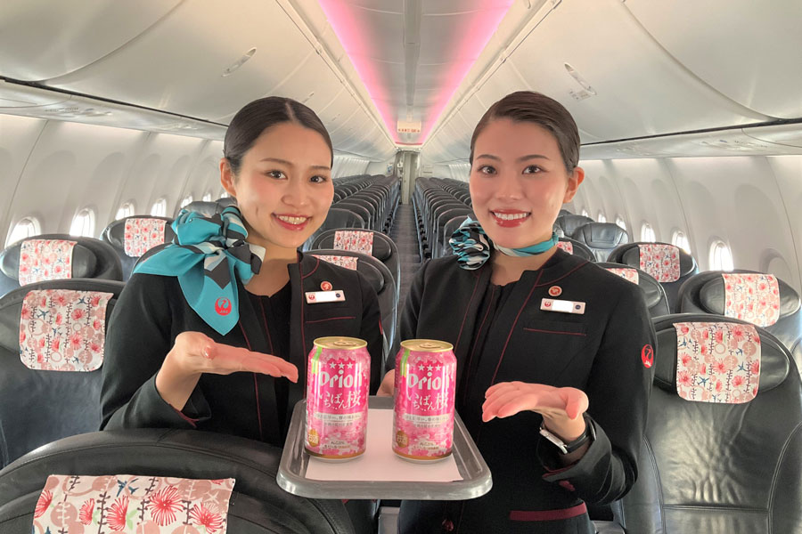 Japan Transocean Air Offers Limited-Edition Orion Beer ‘Ichiban Sakura’ on Flights