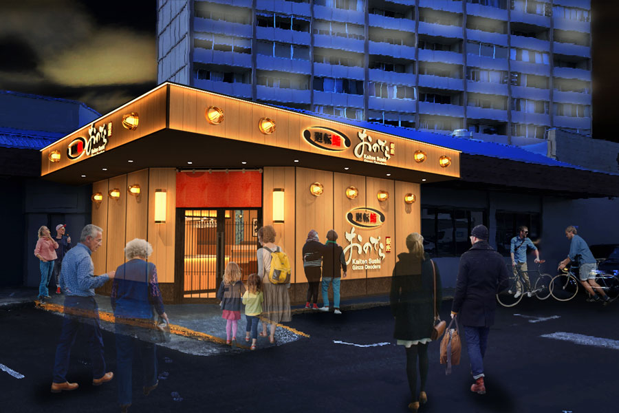 Ginza Onodera’s Revolving Sushi to Grand Open in Hawaii this February