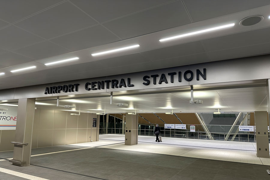 Airport Central accessible on foot from Perth Airport Terminal 1