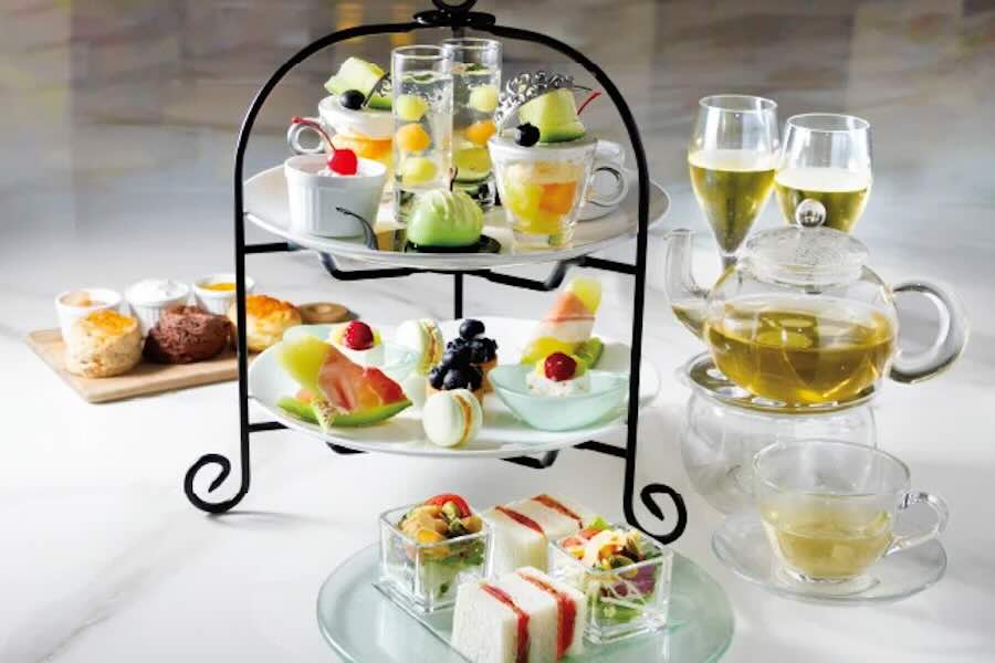 Hotel Terrace The Garden Mito Offers Melon Afternoon Tea and Melon Crepe Parfait Until June 30