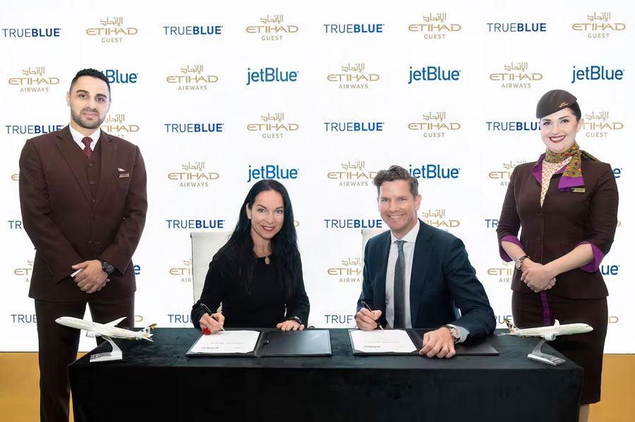 JetBlue and Etihad Airways Strengthen Mileage Collaboration
