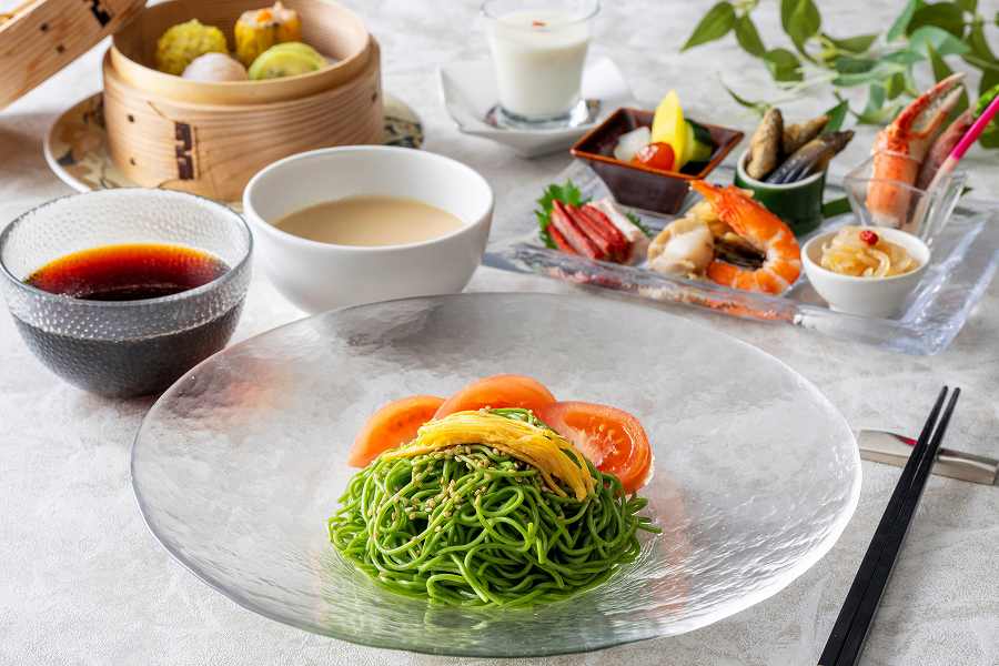 Yokohama Grand Intercontinental Hotel Offers ‘Special Seafood Assorted Hiyashi Jade Noodles’