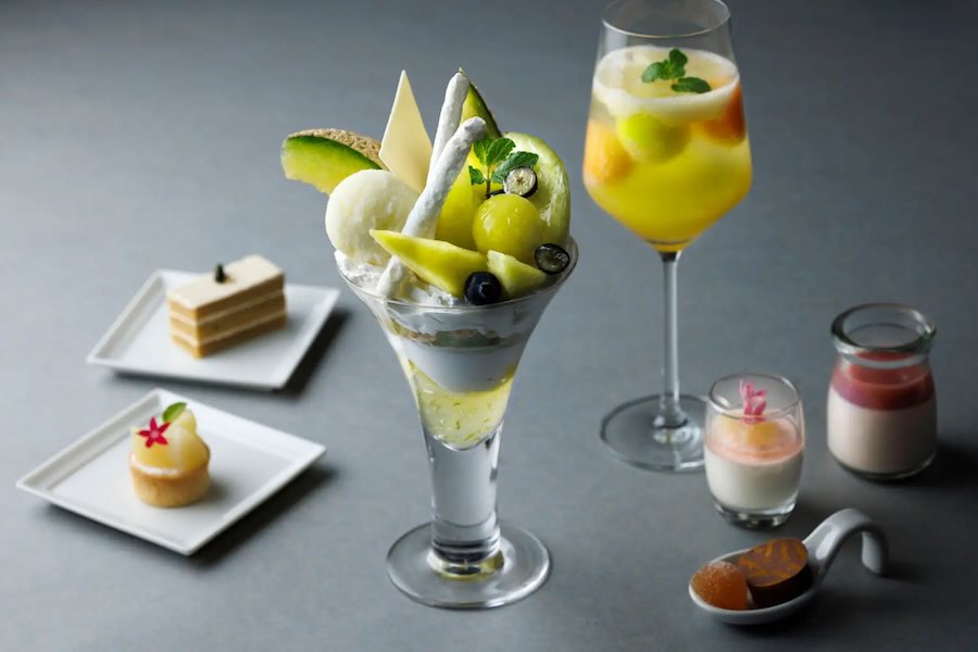 Tokyo Station Hotel Offers Melon Parfait and Melon Squash Until August 31