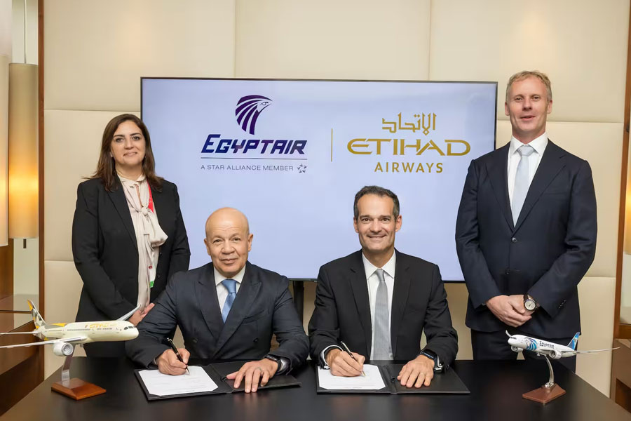 Etihad Airways and EgyptAir Strengthen Relationship