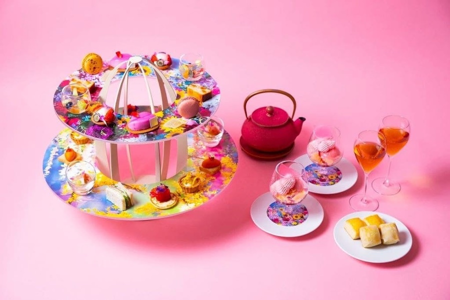 Fauchon Hotel Kyoto Offers Collaboration Afternoon Tea with Mika Ninagawa