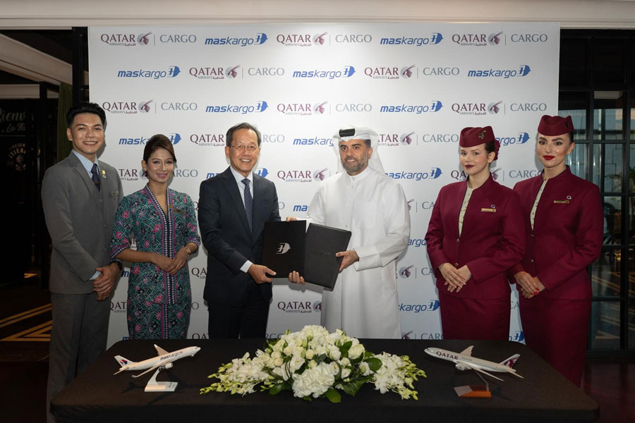 Qatar Airways Cargo and MASkargo Sign Joint Cargo Business Agreement