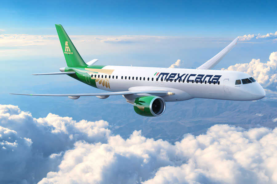 Mexicana Airlines Orders 20 Embraer E2 Jets