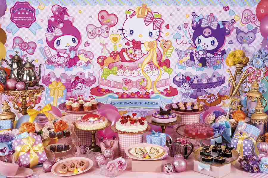 Keio Plaza Hotel Hachioji Hosts Anniversary Buffet Featuring Hello Kitty, My Melody, and Kuromi