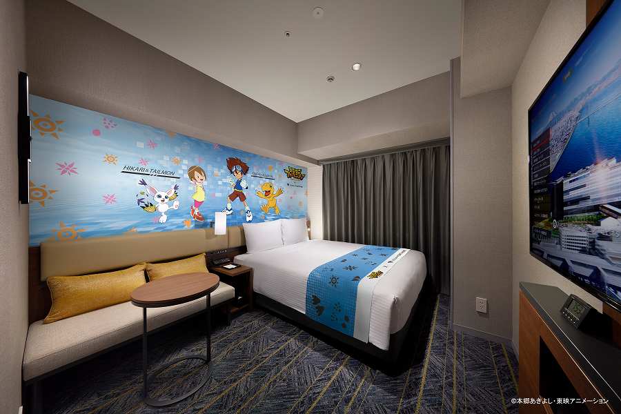 Hotel Villa Fontaine Haneda Airport Collaborates with Digimon Adventure for Special Themed Rooms