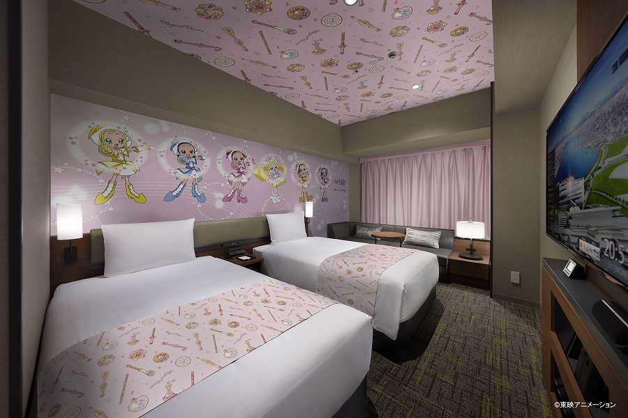 Hotel Villa Fontaine Haneda Airport: Selling Rooms Collaborating with ‘Ojamajo Doremi’