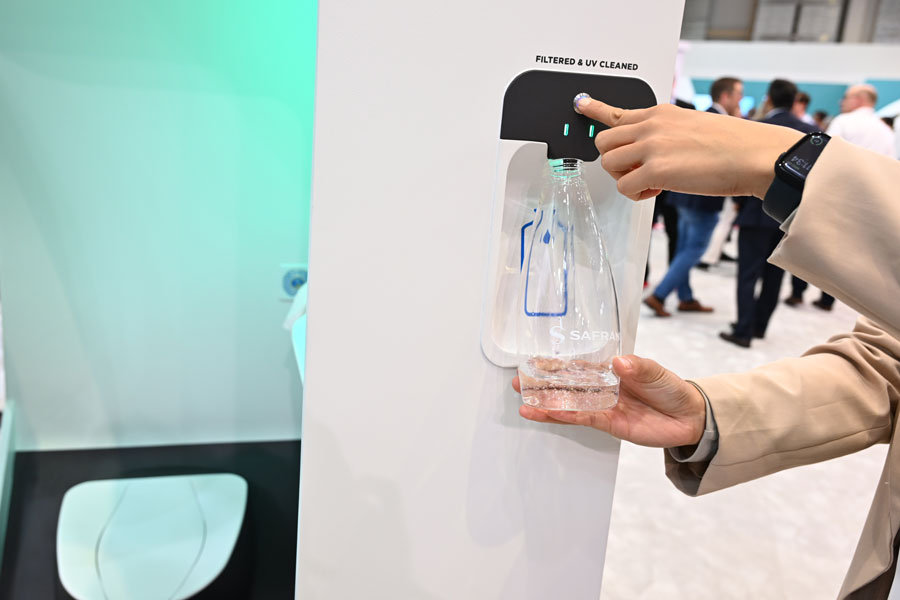 Safran Unveils In-flight Water Dispenser