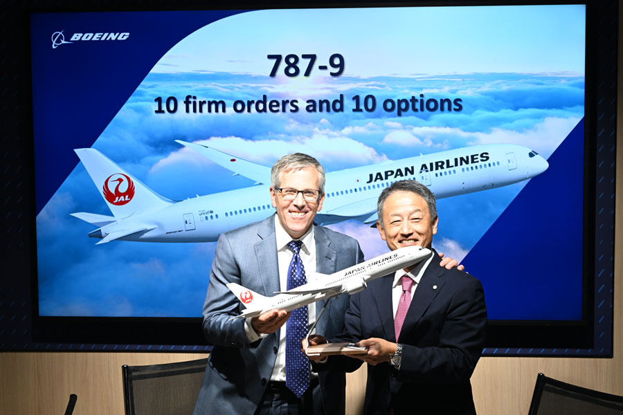 JAL to Introduce Up to 20 Boeing 787-9 Aircraft, Including Options