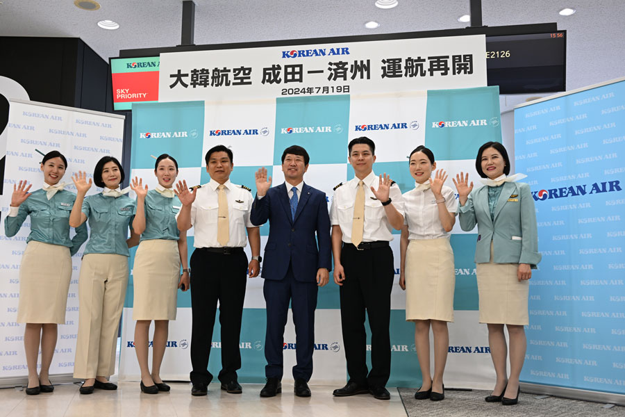 Korean Air Resumes Tokyo/Narita – Jeju Route, Nearly Full on First Flight