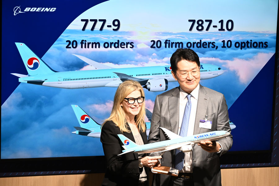 Korean Air to Introduce Up to 50 Boeing Wide-body Aircraft, Including 777-9 and 787-10