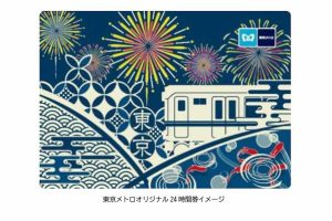 東京メトロ　24時間券　和柄