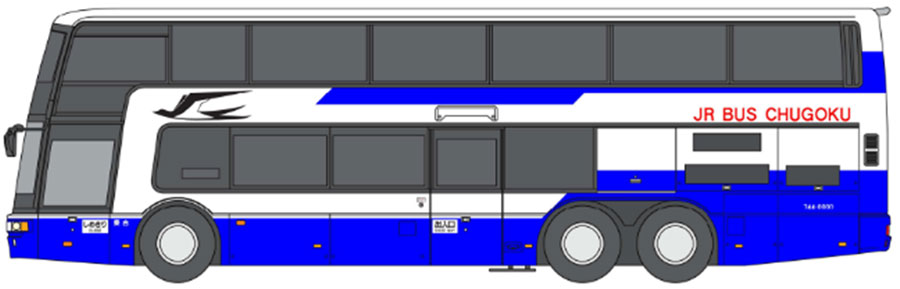 Chugoku JR Bus to Introduce Double-Decker Buses on the Izumo-Matsue-Yonago Dream Nagoya Route