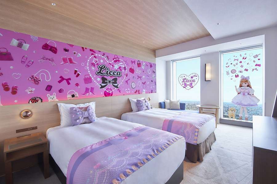 Nagoya Prince Hotel Sky Tower Offers ‘Licca-chan Collaboration Room -Dreaming Licca-‘