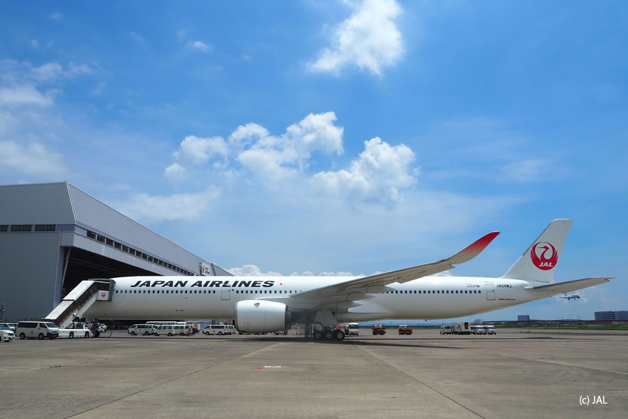 JAL’s 4th Airbus A350-1000 Arrives at Haneda