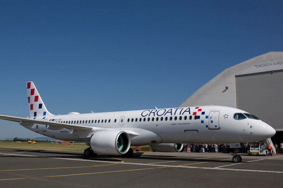 Croatia Airlines Welcomes Its First Airbus A220 as Part of Fleet Renewal