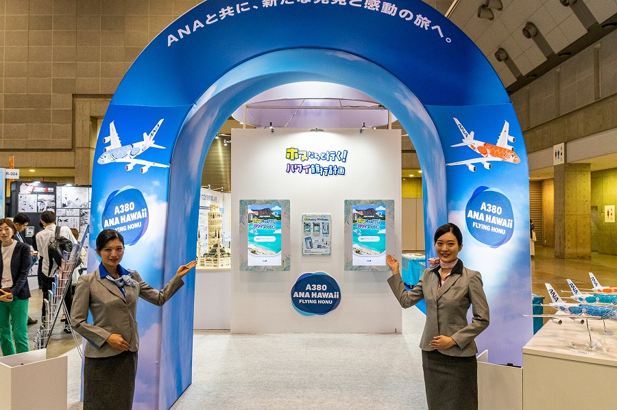 ANA Showcases Lego Exhibits Inspired by New Destinations and Introduces Honolulu Route at Tourism EXPO Japan 2024