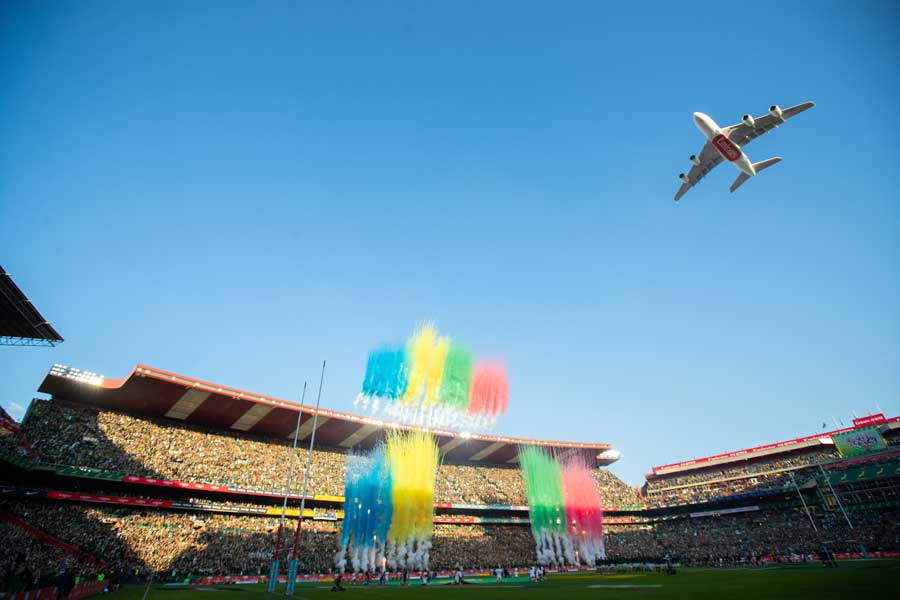 Emirates Conducts Low Altitude Flight of A380 to Celebrate Double Daily Service to Johannesburg