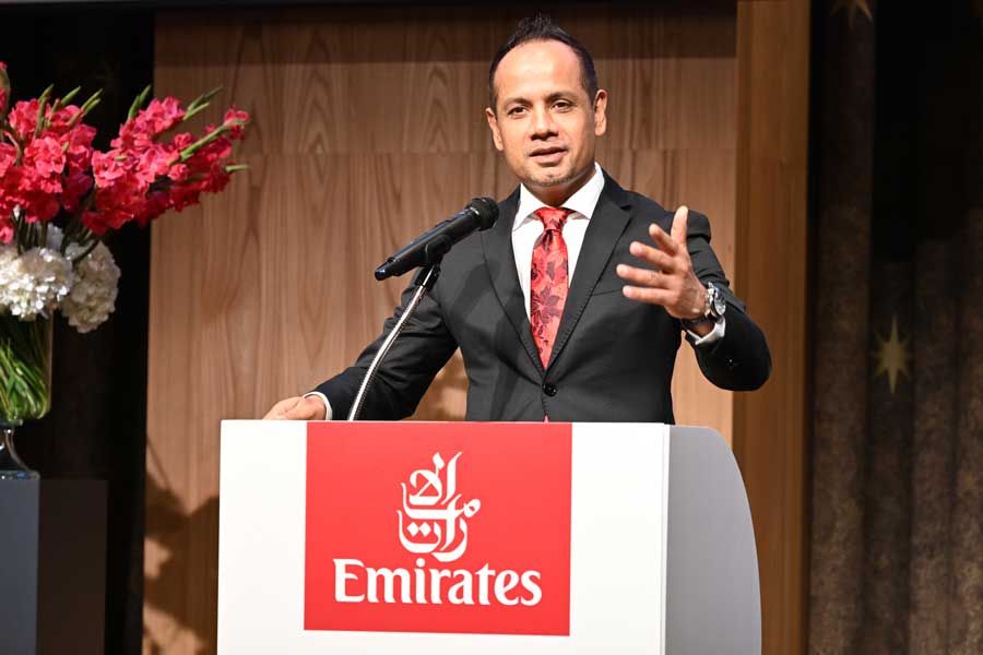 Emirates Airline Introduces Premium Economy to Haneda, Holds Press Conference