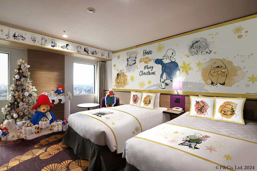 Sunshine City Prince Hotel Hosts Christmas Event in Collaboration with Paddington