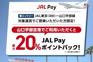 山口宇部　jal pay