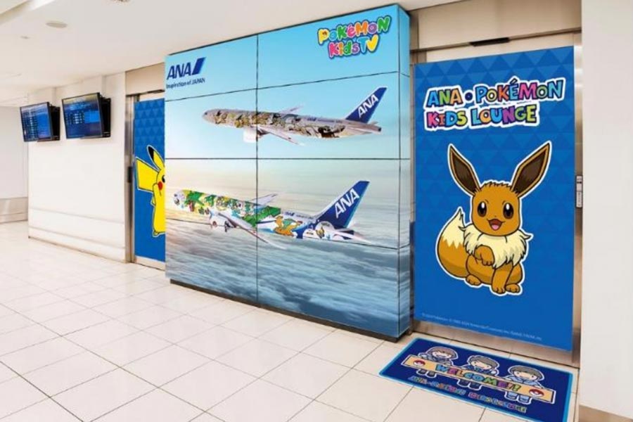 ANA Renovates Kid’s Room at Haneda Airport Into ‘ANA Pokémon Kids TV Lounge’