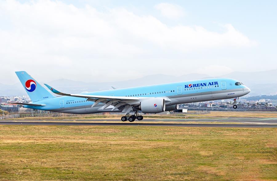 Korean Air Introduces Airbus A350-1000, Launches Routes to Kansai and Fukuoka