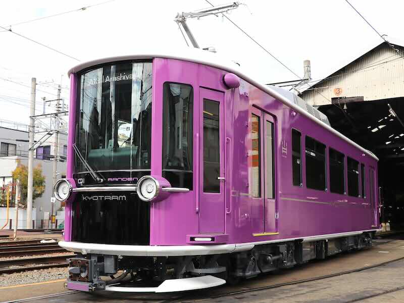 Randen Introduces New Train “KYOTRAM” with Operations Starting February 28