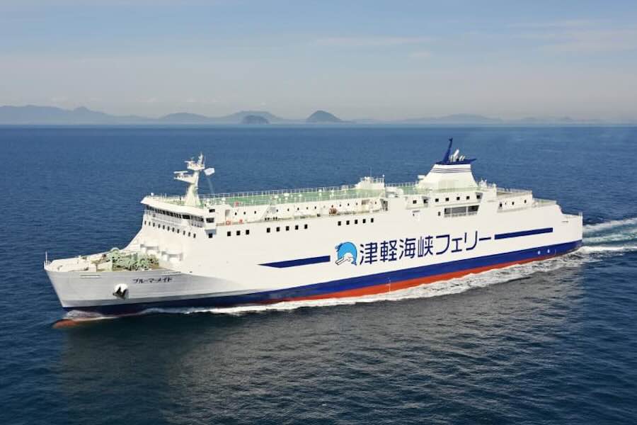 Silver Ferry Operates ‘Blue Mermaid’ on Hachinohe-Tomakomai Route as Replacement