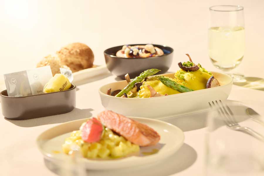 Lufthansa Introduces New In-flight Meals in Business Class for Short and Medium-Haul Routes